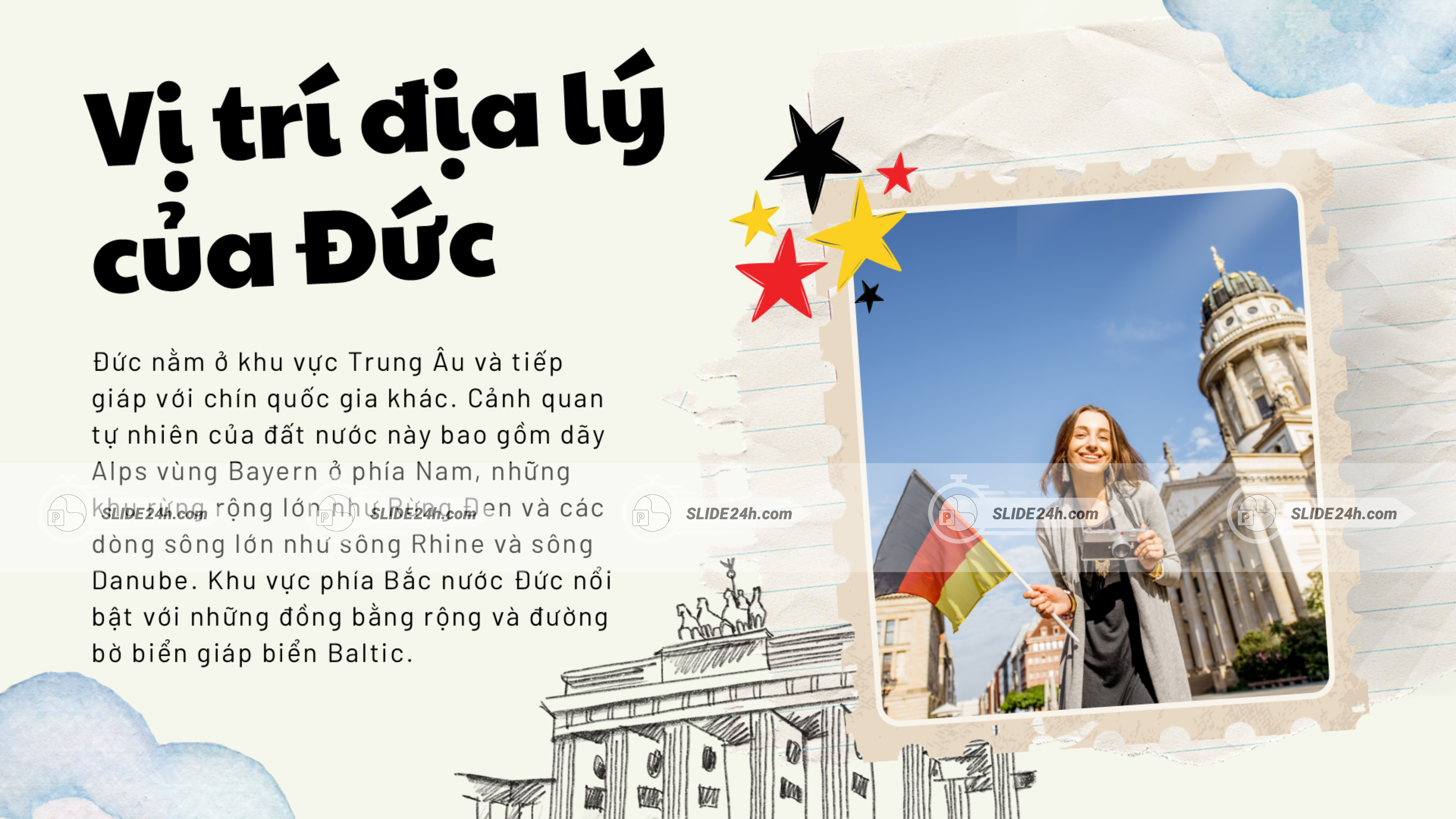 vị trí địa lí nước đức