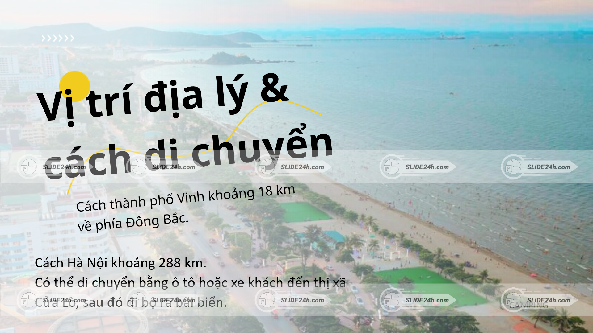 vị trí địa lý, cách di chuyển đến Cửa Lò Nghệ An