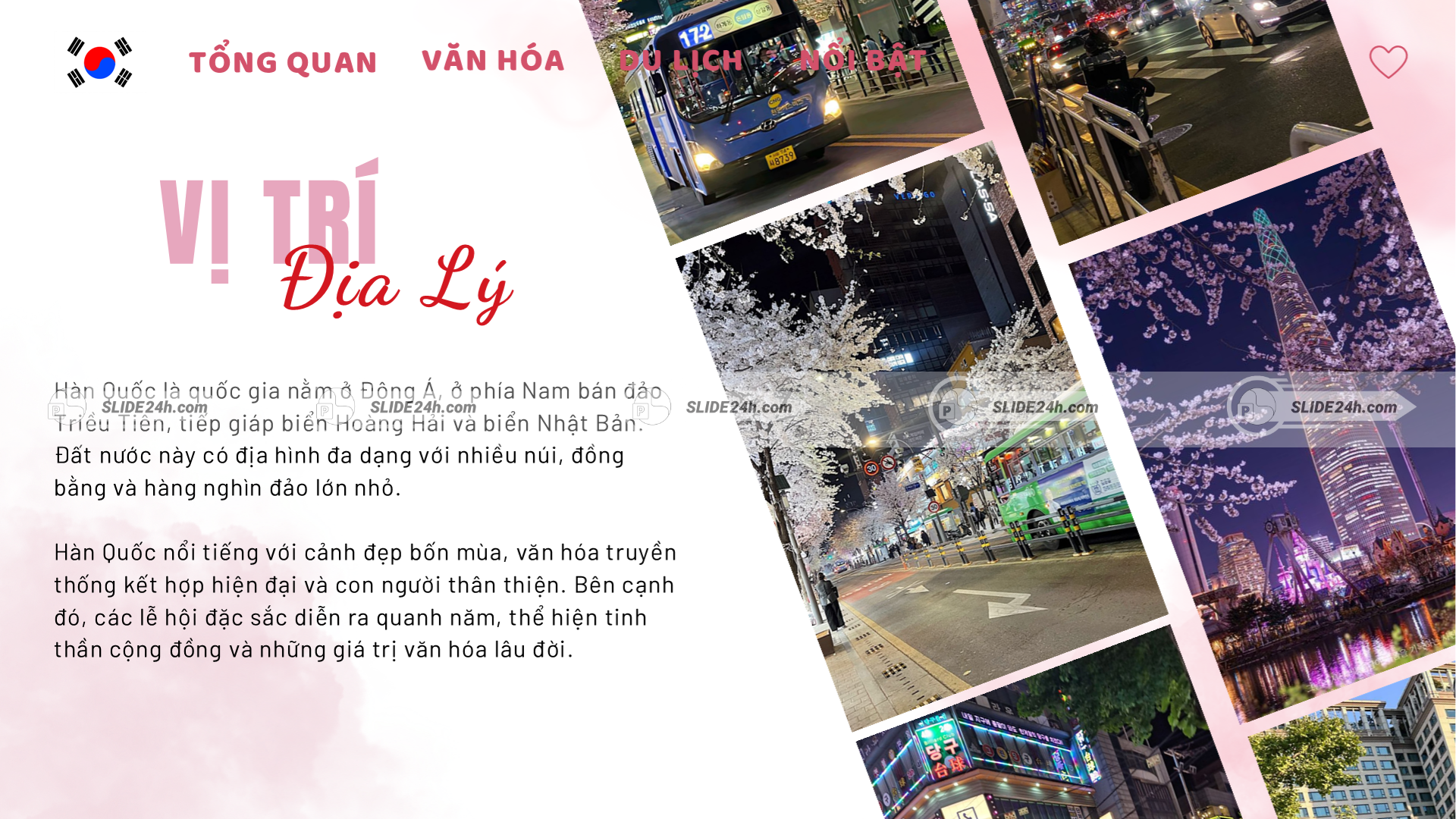 Vị trí địa lý Hàn Quốc và đặc điểm tự nhiên tạo nên sự đa dạng của quốc gia này.