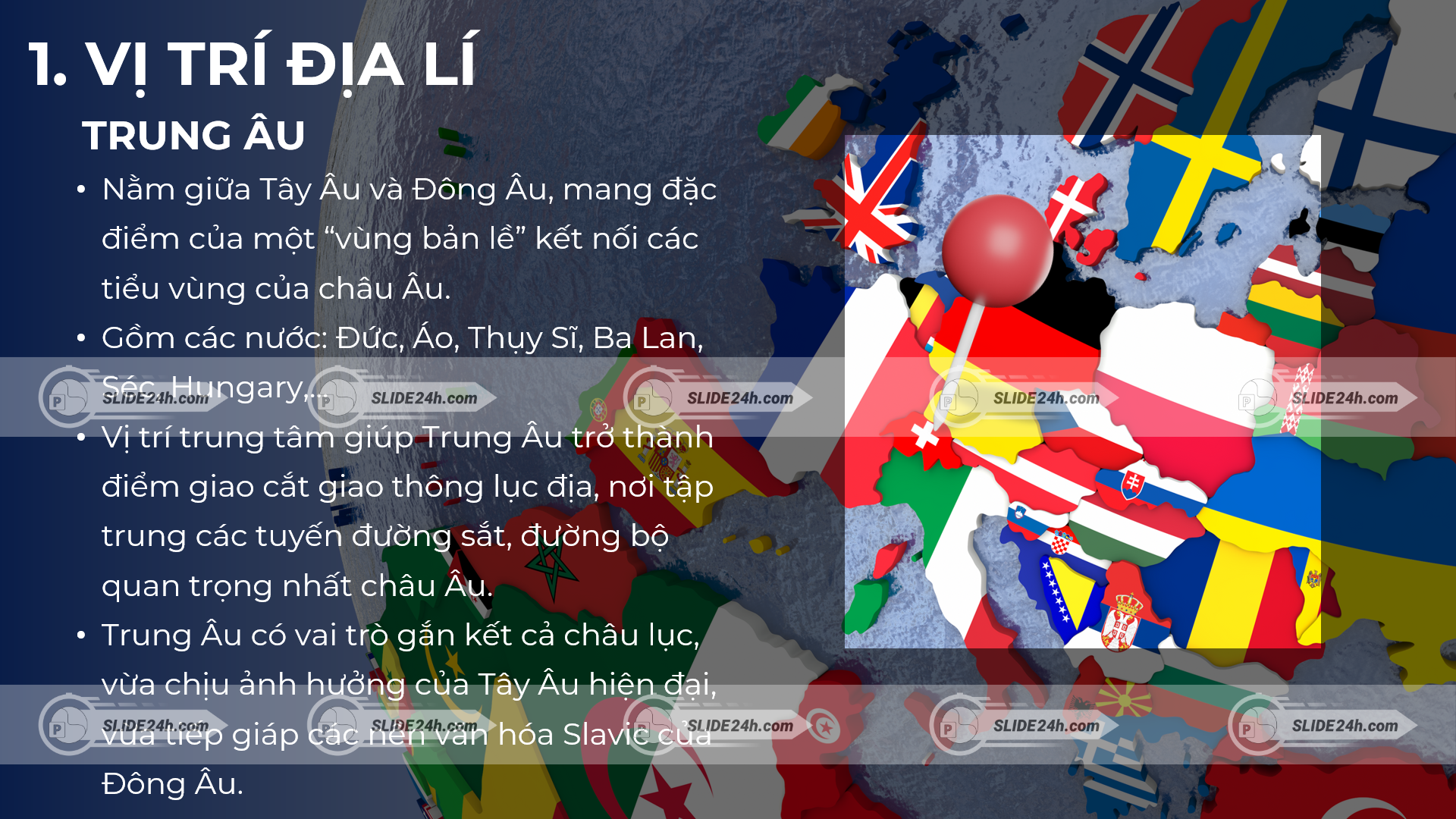 vị trí tây âu