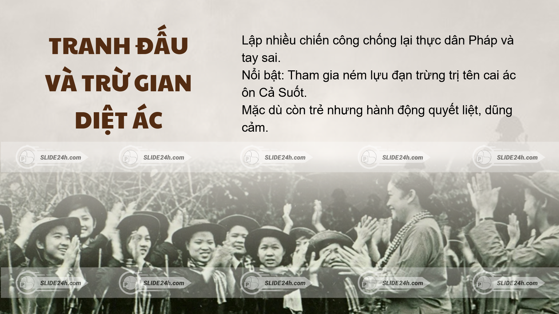 Võ Thị Sáu trừ gian diệt ác