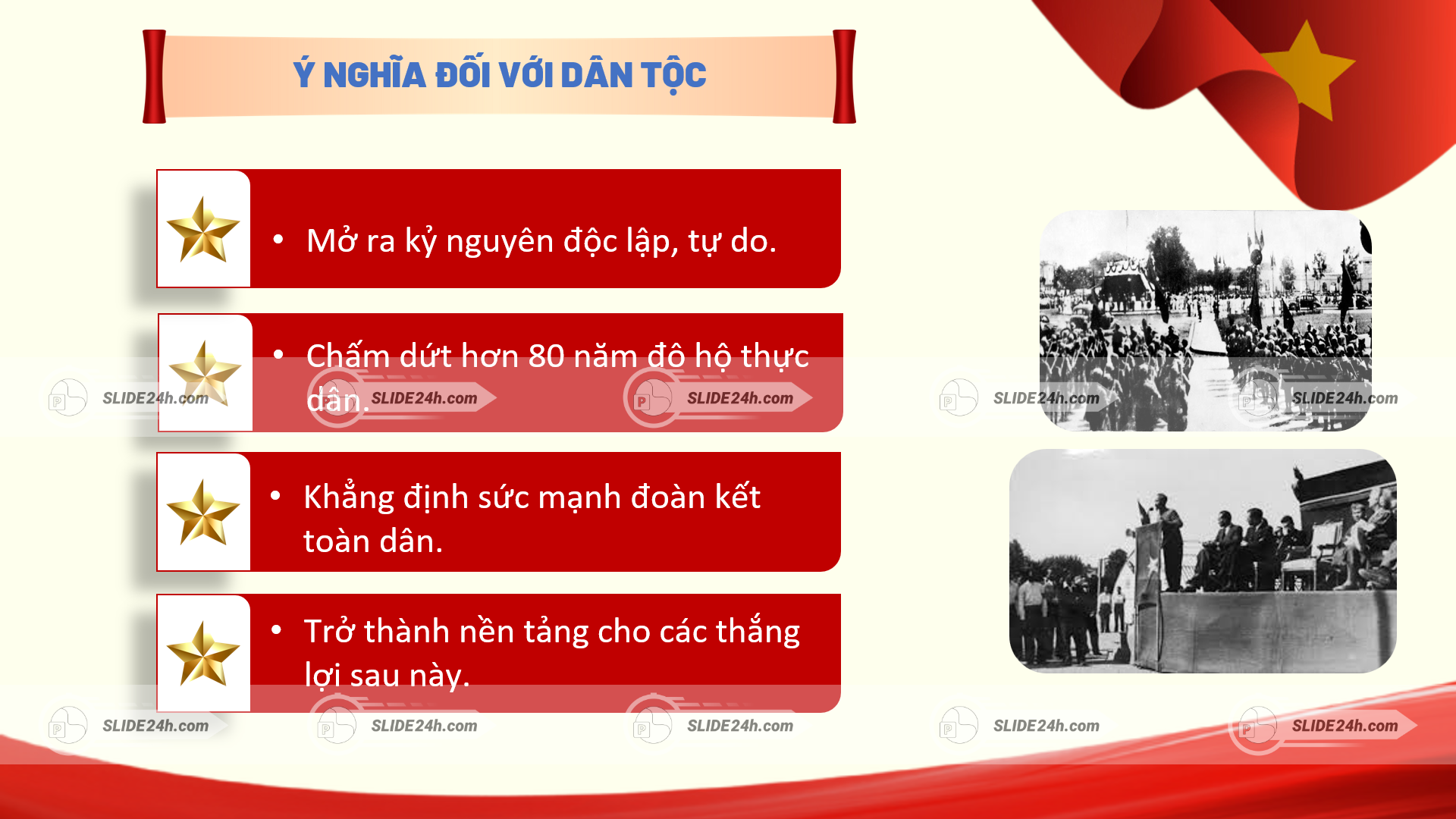 Ý nghĩa của ngày Quốc khánh đối với dân tộc