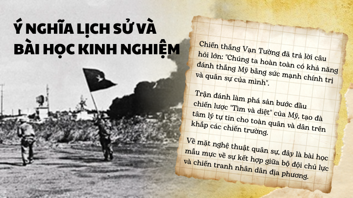 ý nghĩa lịch sử và bài học từ trận Vạn Tường