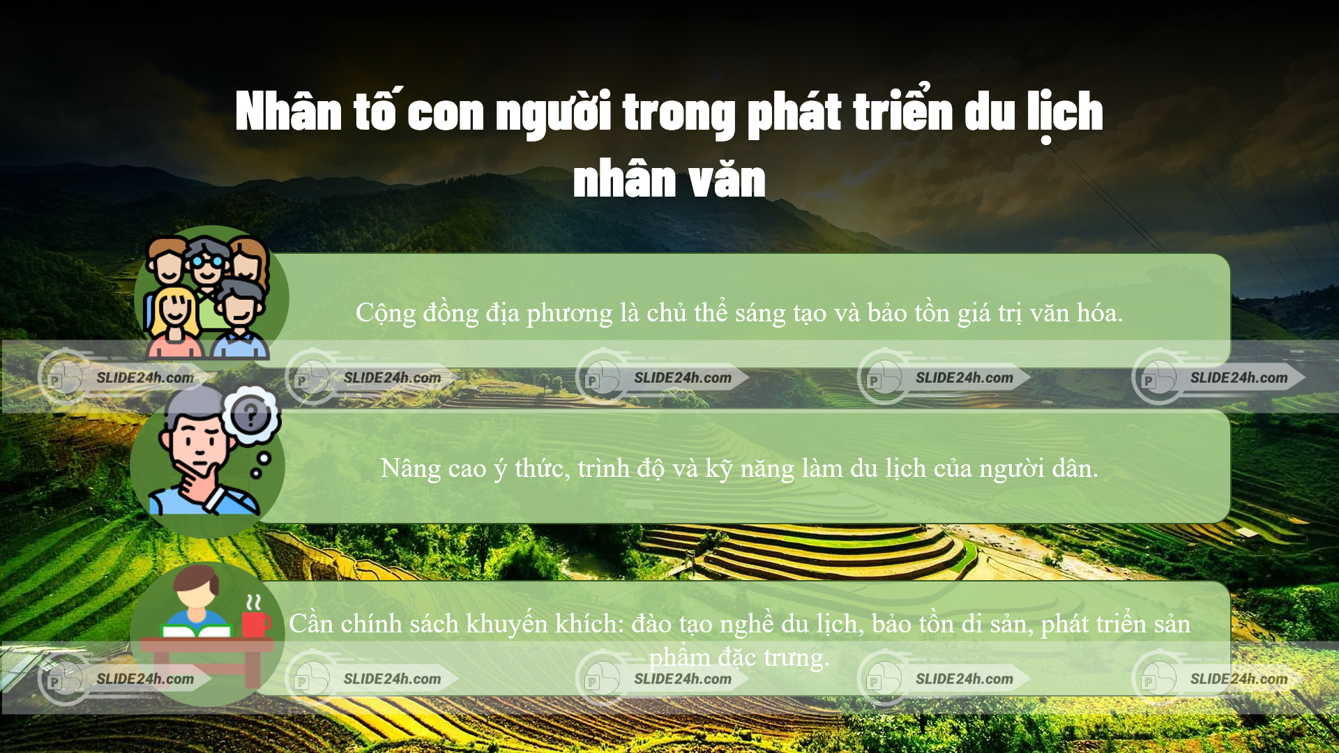 Yếu tố con người trong phát triển du lịch nhân văn