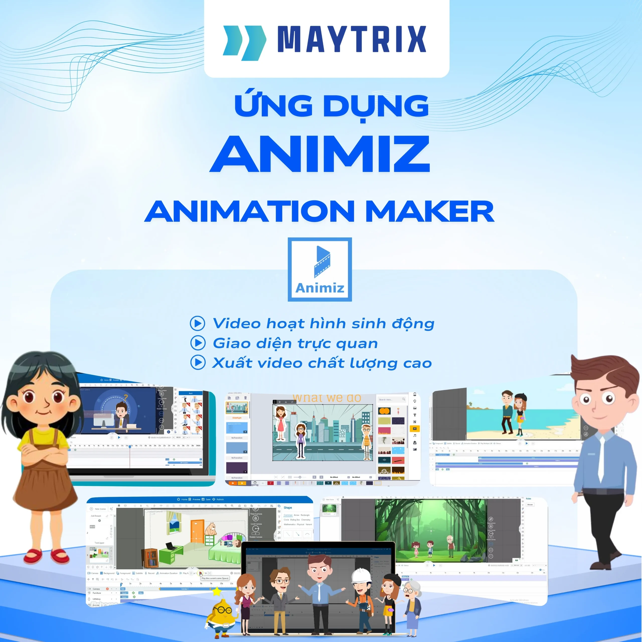 Tài khoản Animiz Animation Maker _ Cơ bản
