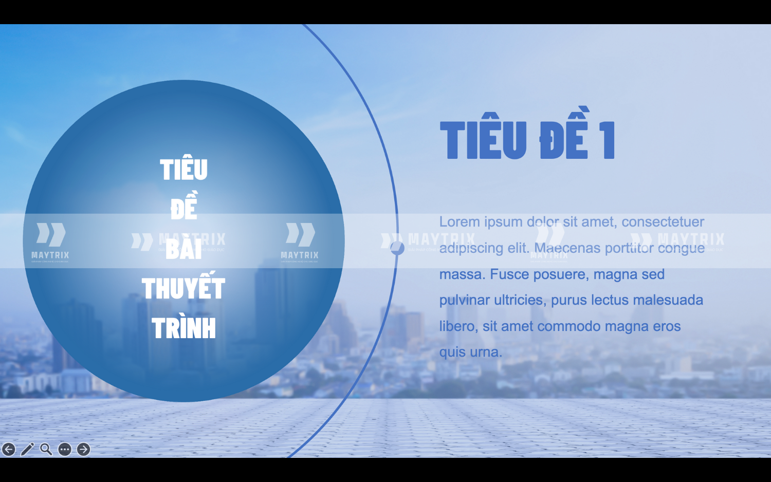 Template PowerPoint Doanh Nghiệp