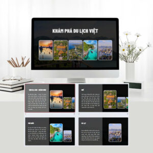 Template PowerPoint Khám Phá Du Lịch Việt Miễn Phí